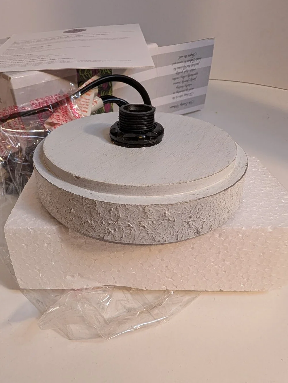 Scentsy Cement Base Narrow NIB